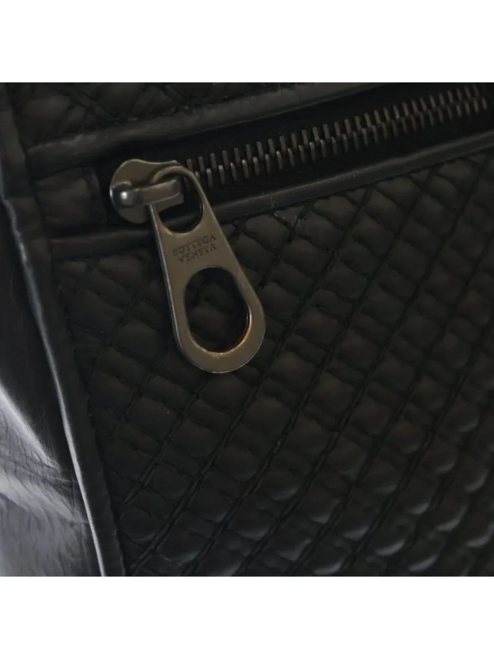 Bottega Veneta Intrecciato Leather Tote Black